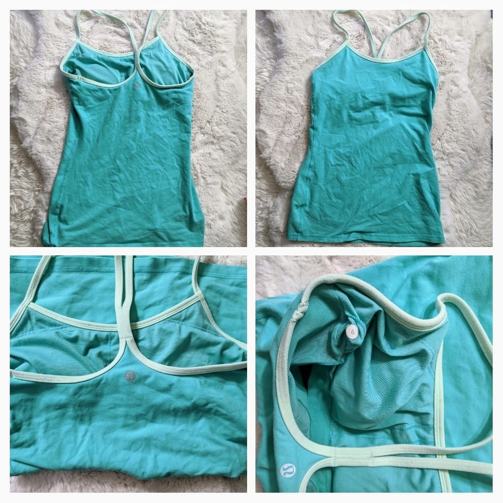 Lululemon Teal Tank Top Size 6